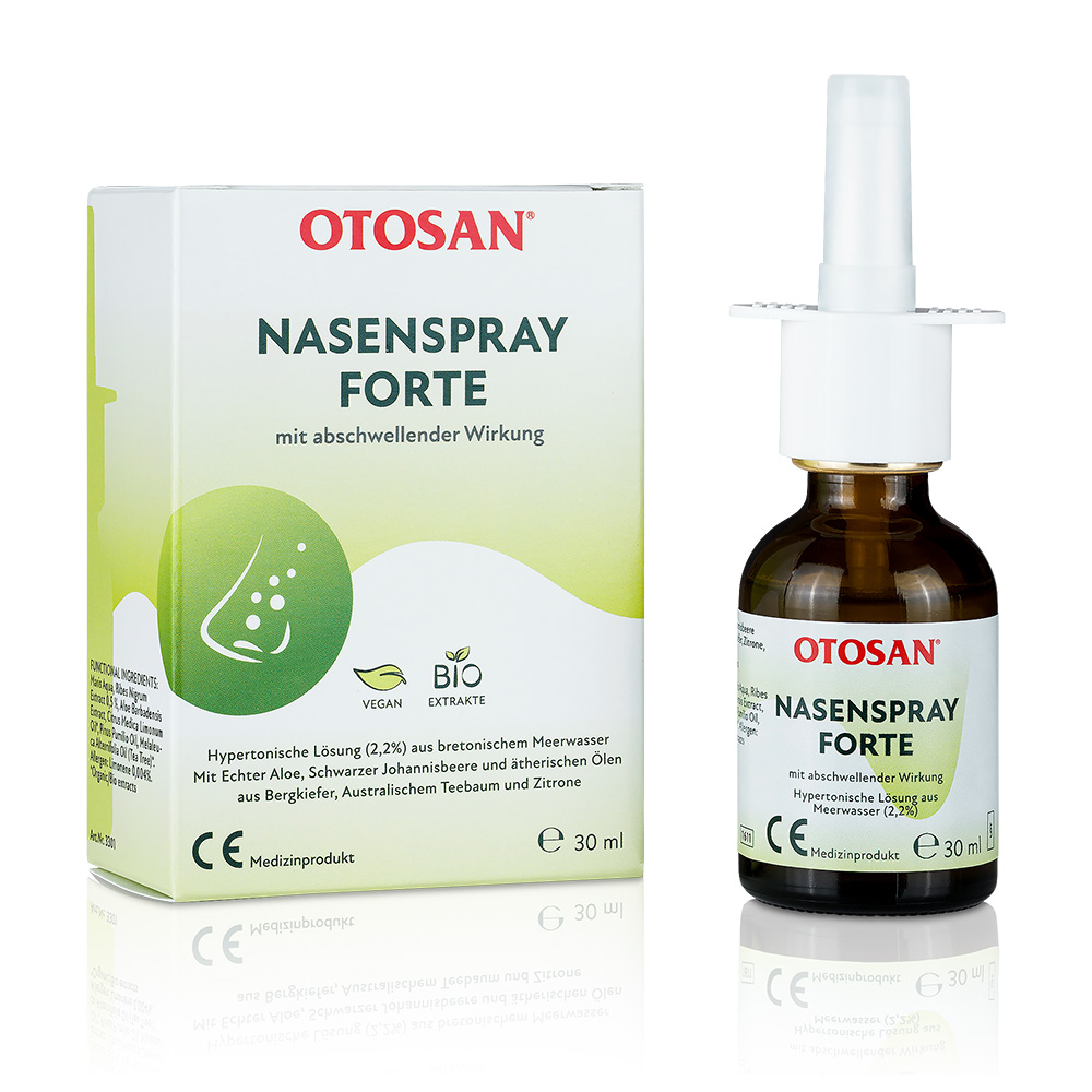 Otosan Nasenspray Forte mit abschwellender Wirkung bei Dr. Hall